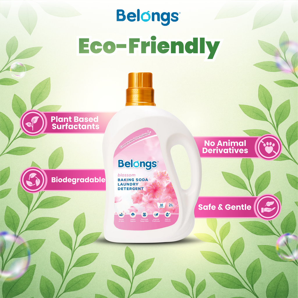 Belongs Baking Soda Laundry Liquid Detergent - BLOSSOM 2L