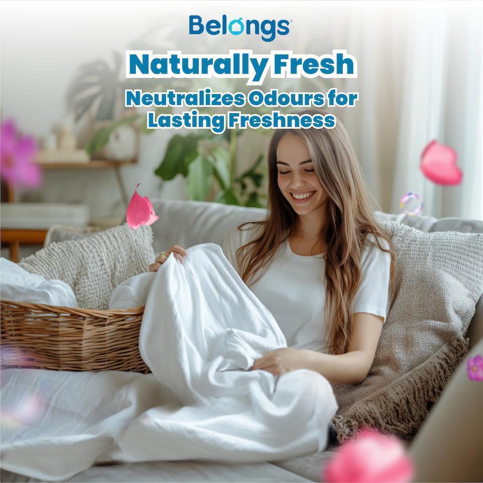 Belongs Baking Soda Laundry Liquid Detergent - BLOSSOM 2L